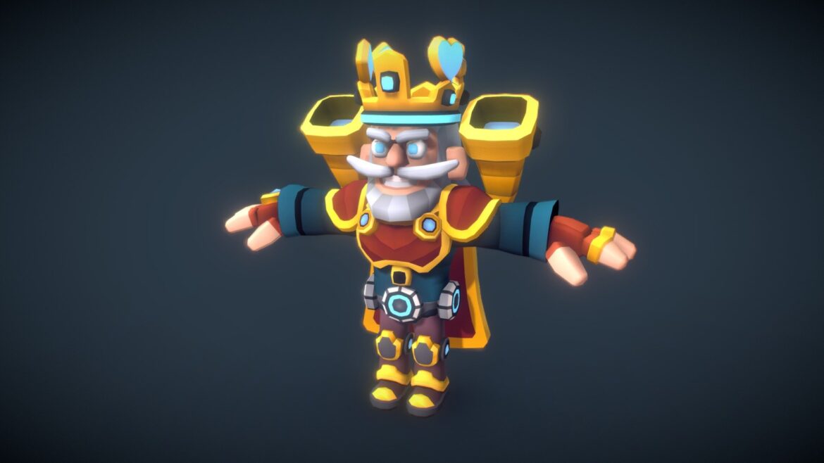 card king tomb star 3d model
