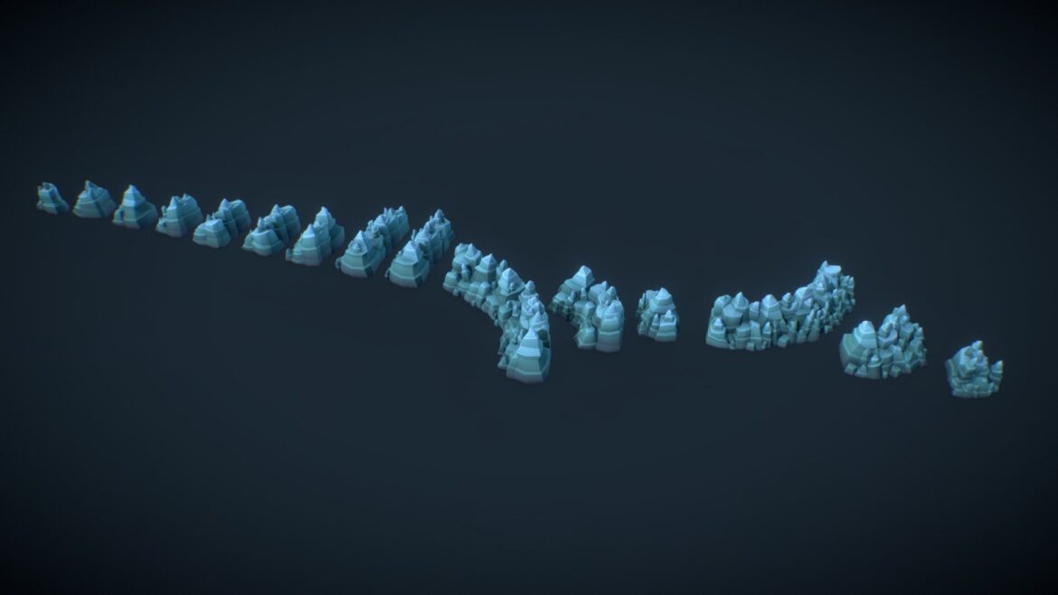 cave wall preview 2 3d model