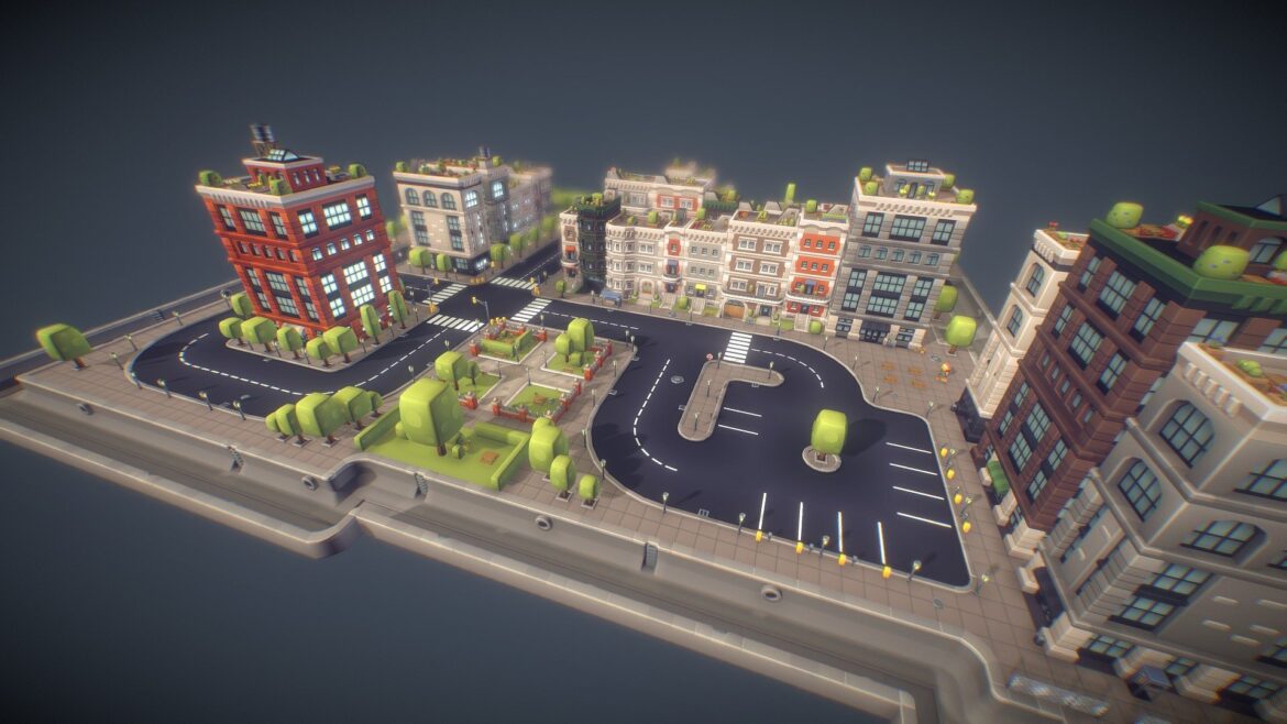 city set proto series 3d model