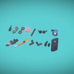 Cop Accessories Render Scene – Proto Series