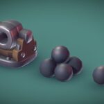 cube world cannon proto series 3d model