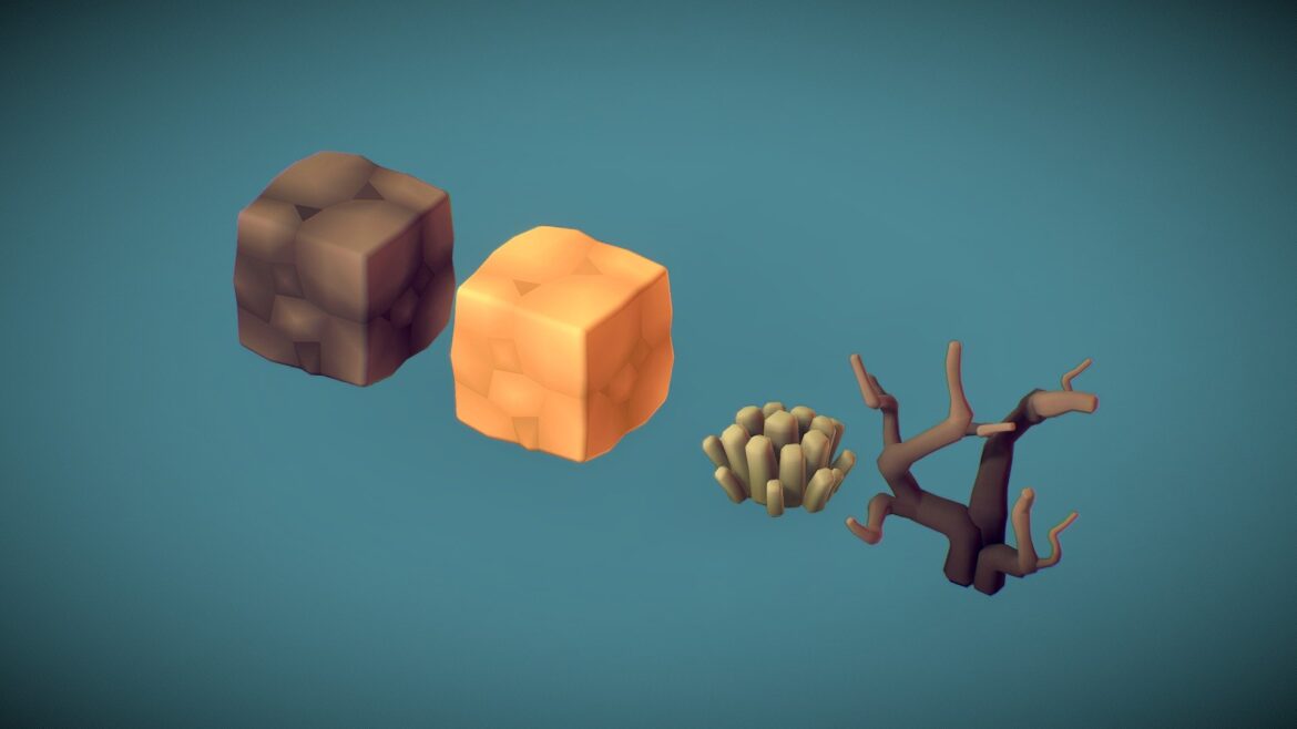 cube world full set proto series 3d model