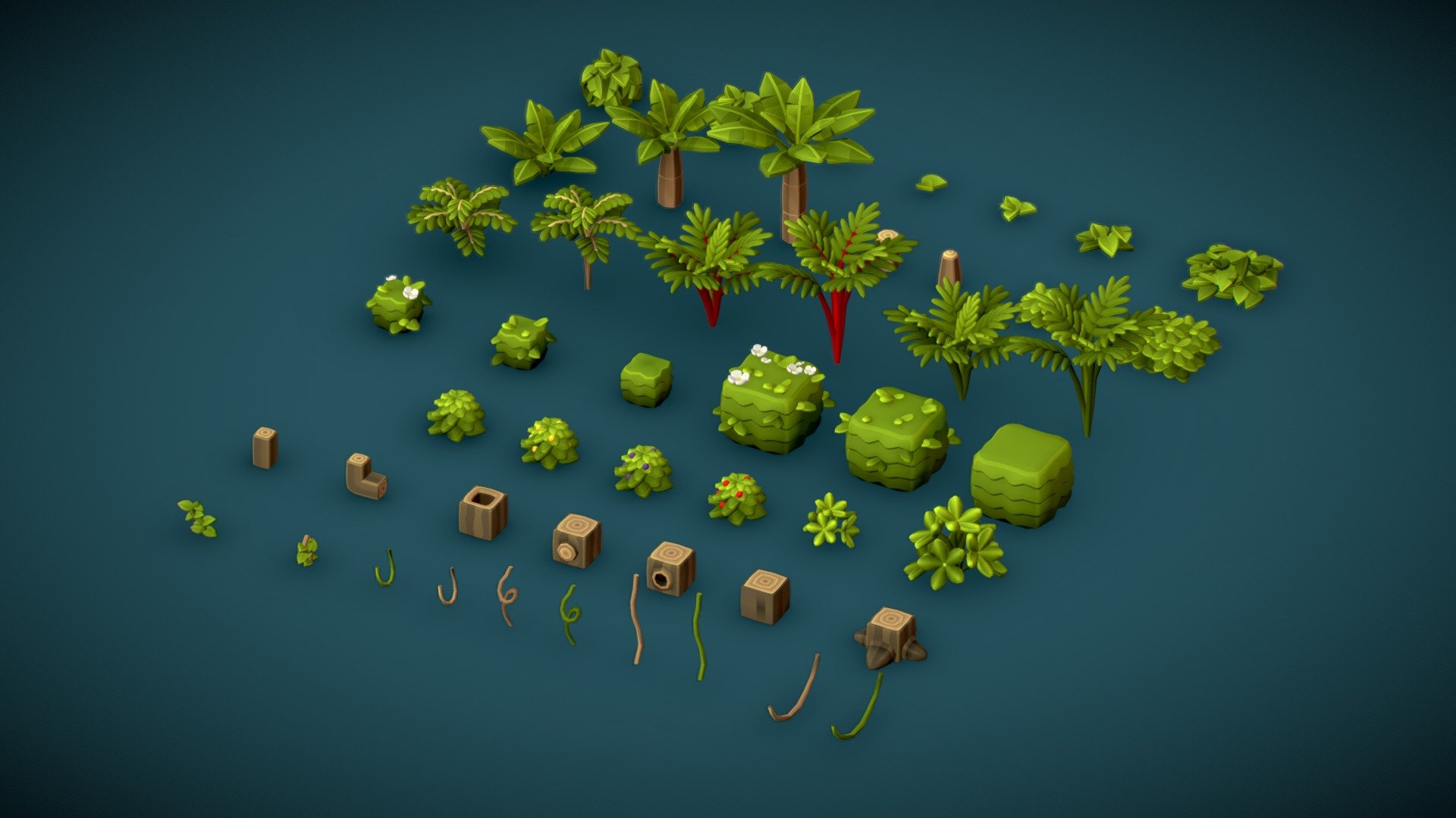 Cube World Jungle Theme – Proto Series
