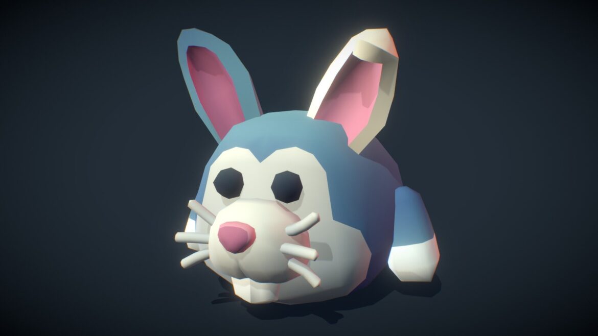 cube world rabbit roger proto series 3d model