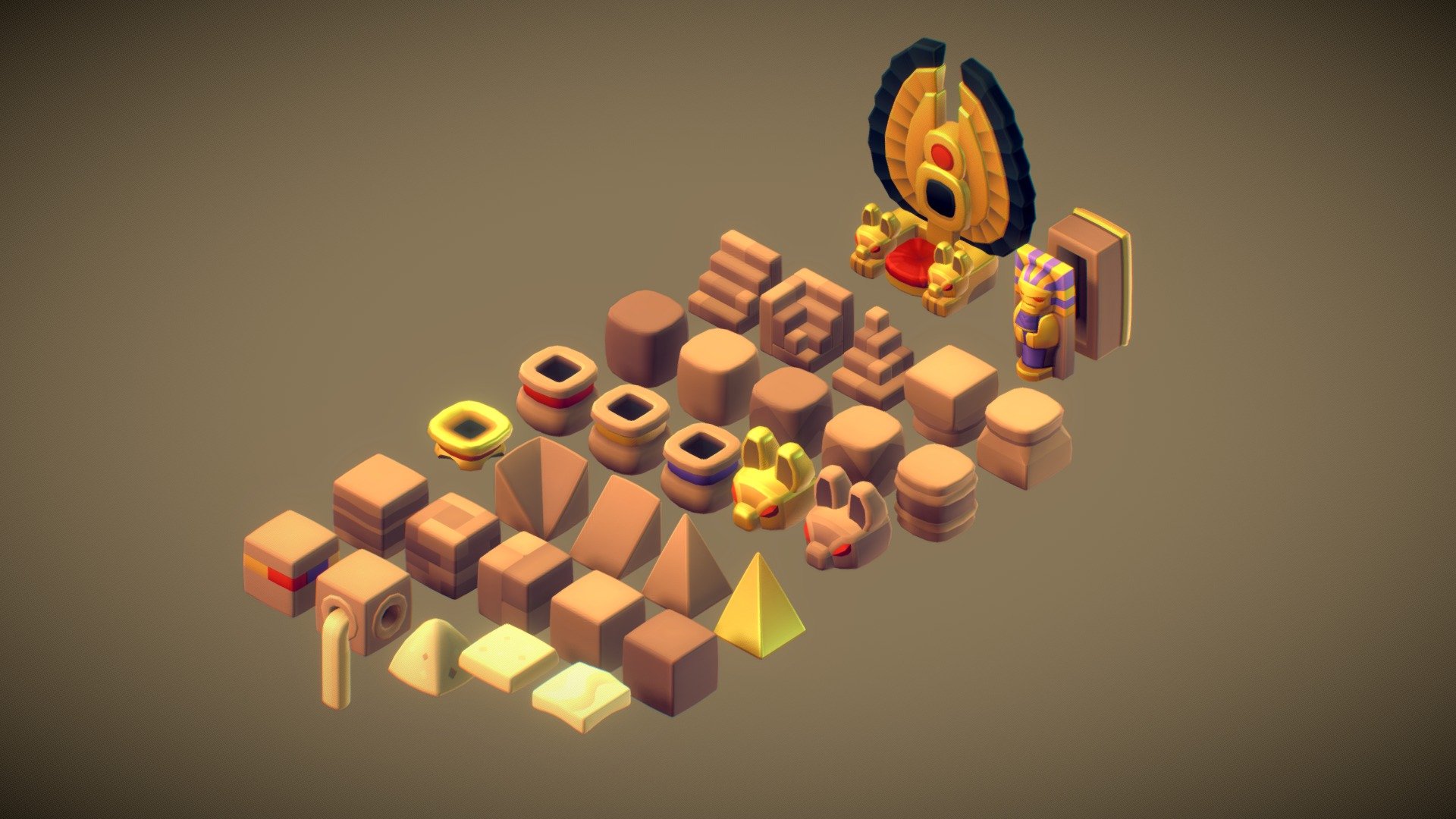 Cube World Sandstone Block – Proto Series