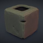 Cube World Stone Block 10 – PBR Series