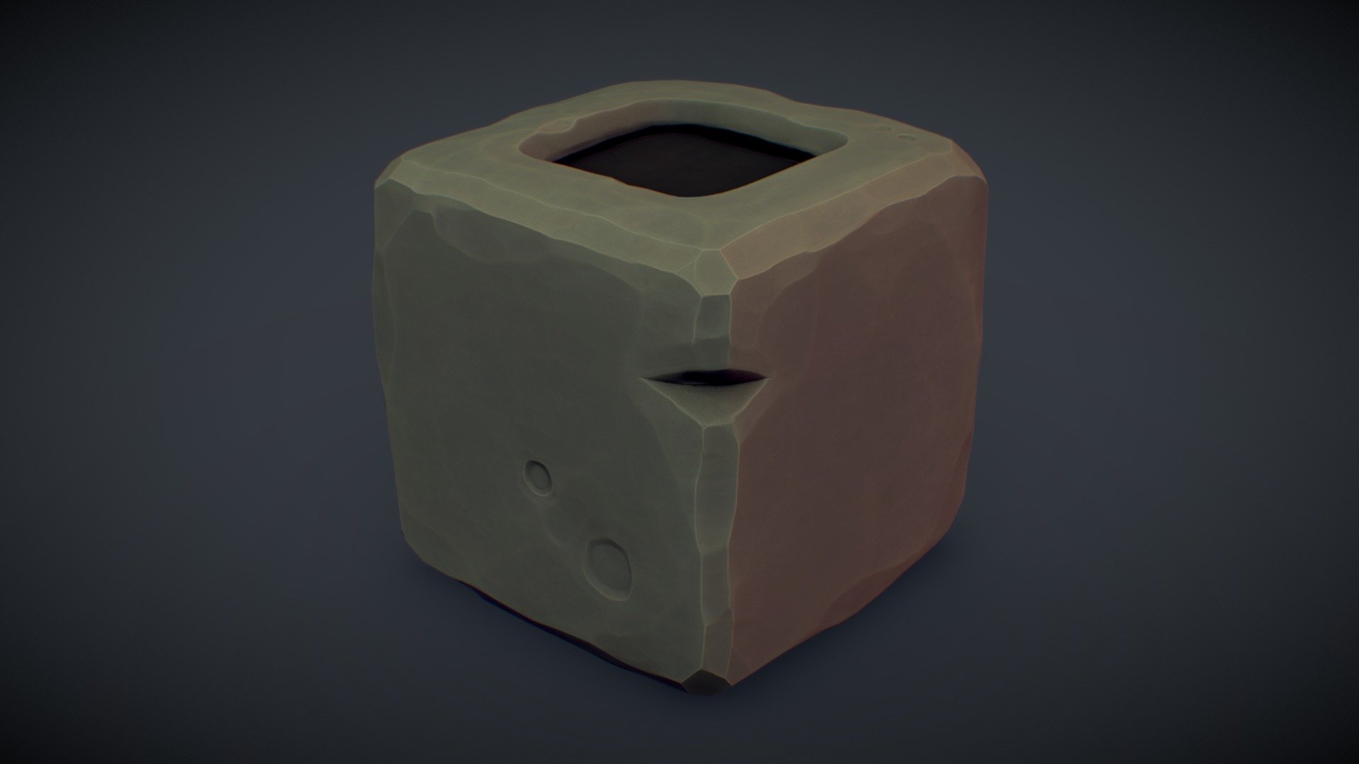 Cube World Stone Block 10 – PBR Series