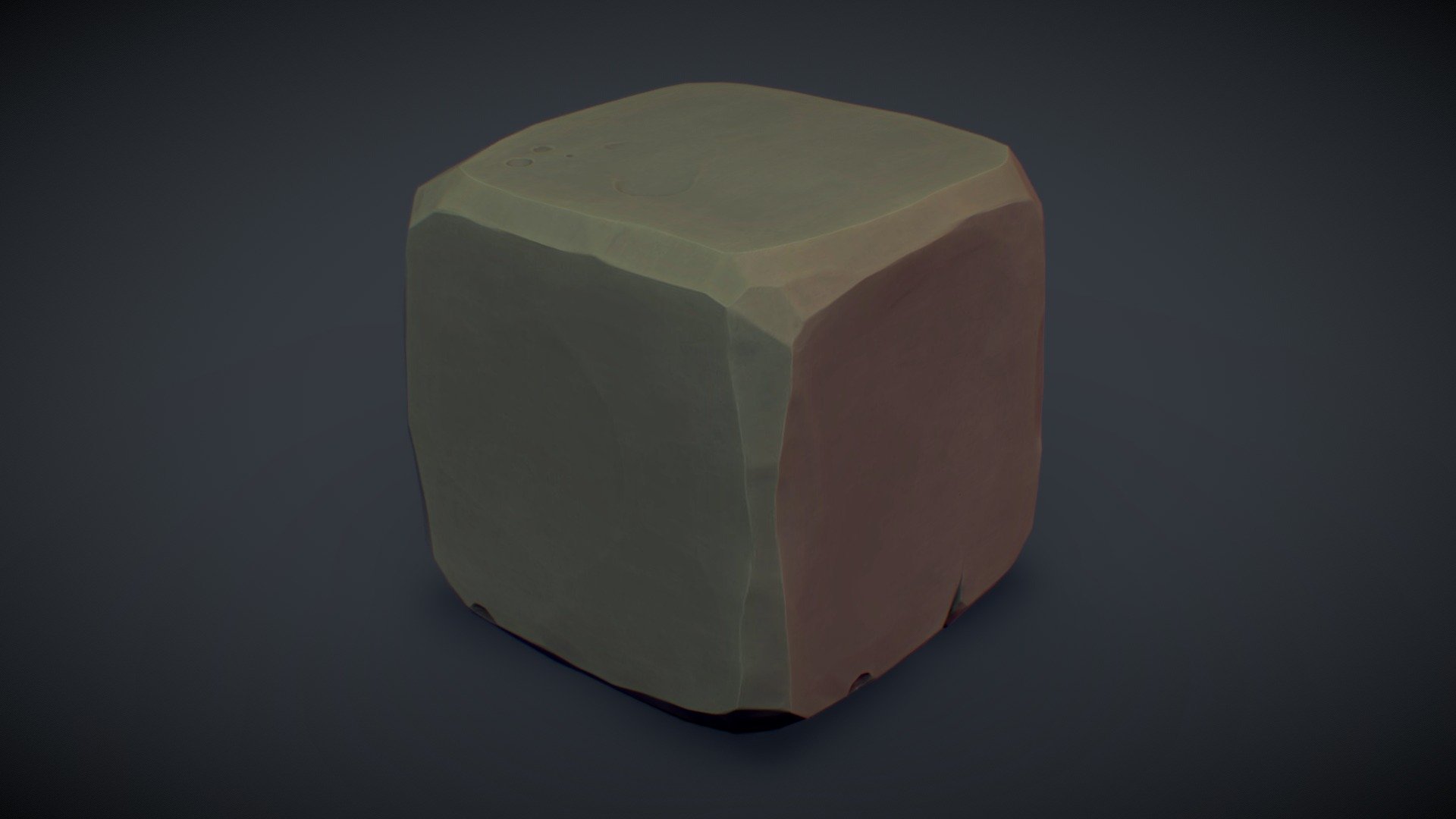 Cube World Stone Block 3 – PBR Series