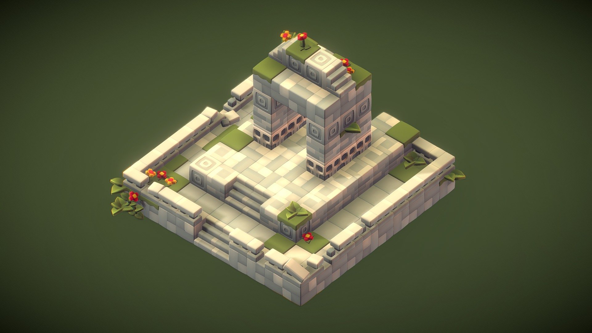 Cube World Stone Block Expansion – Proto Series