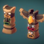 cube world totem proto series 3d model