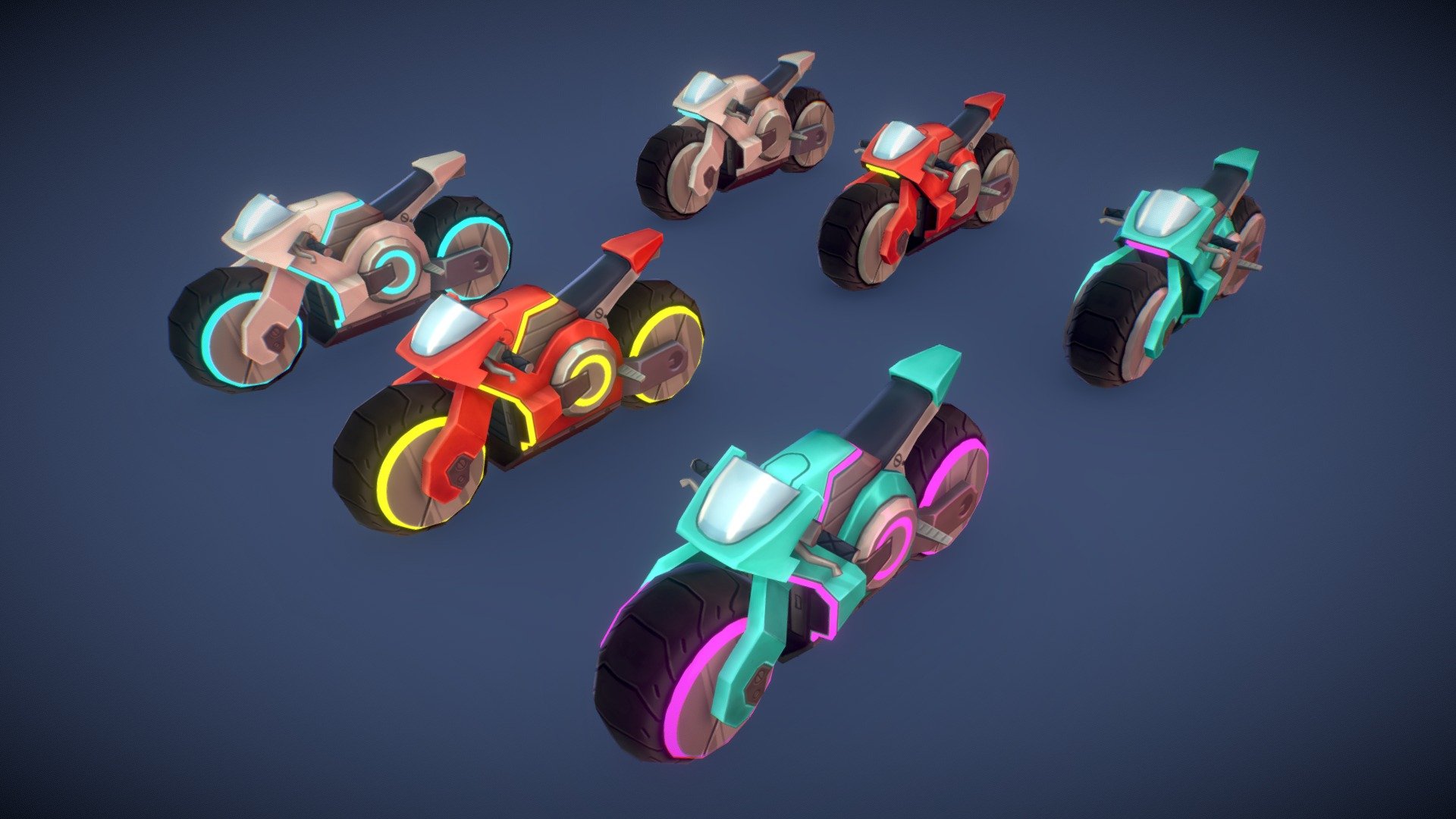 Cyberpunk Bike – Hand Painted