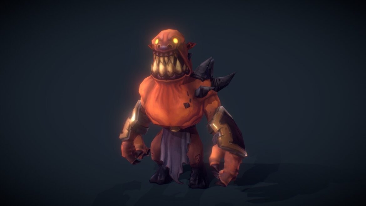 demon grunt 3d model