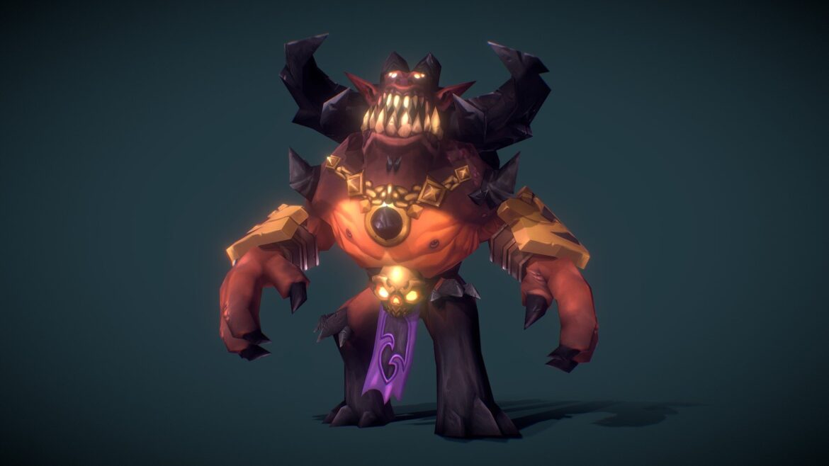 demon lord 3d model