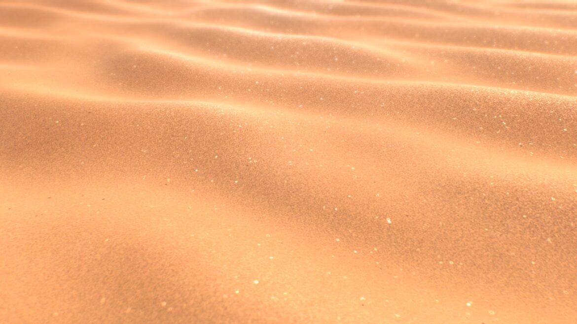 desert sand 1 wavy pbr series 3d model