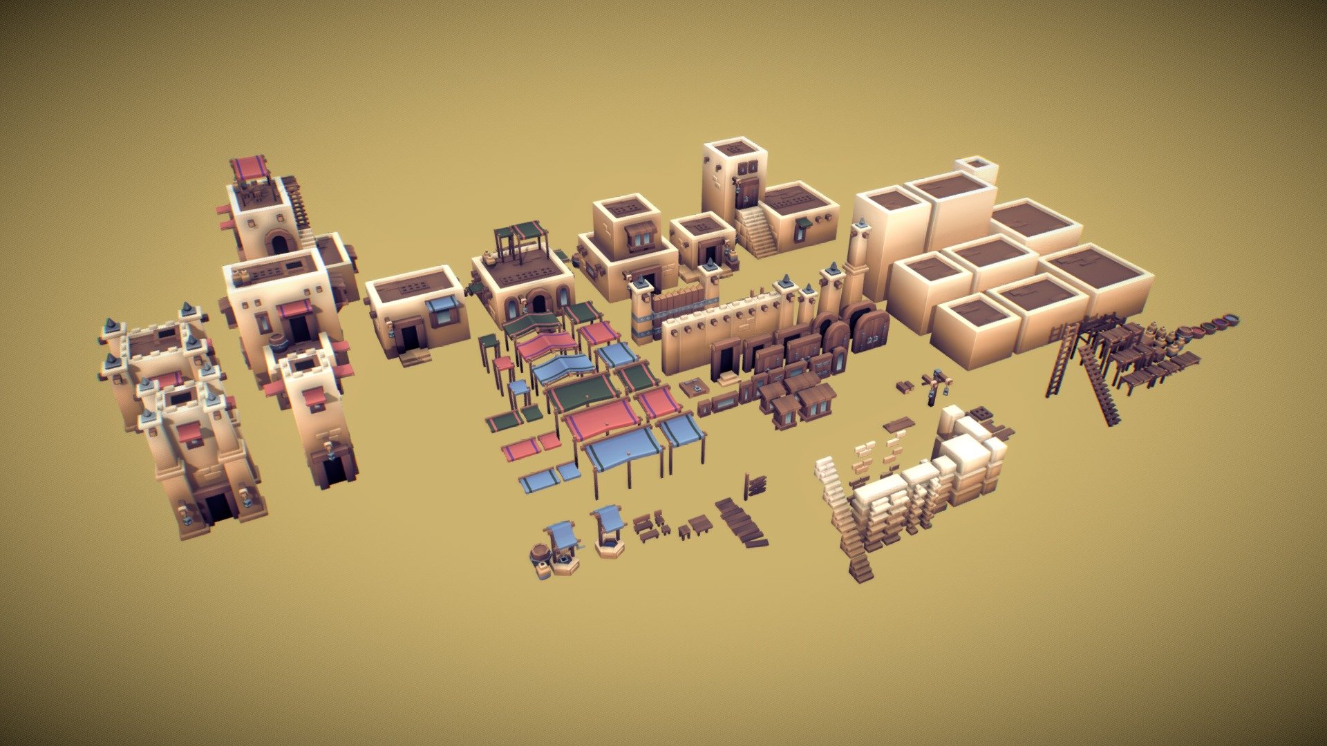 Desert Building Kit – Proto Series