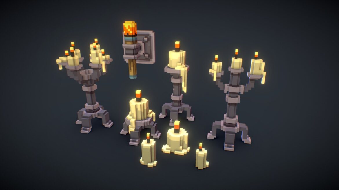 orc stronghold starter set hand painted series 3d model
