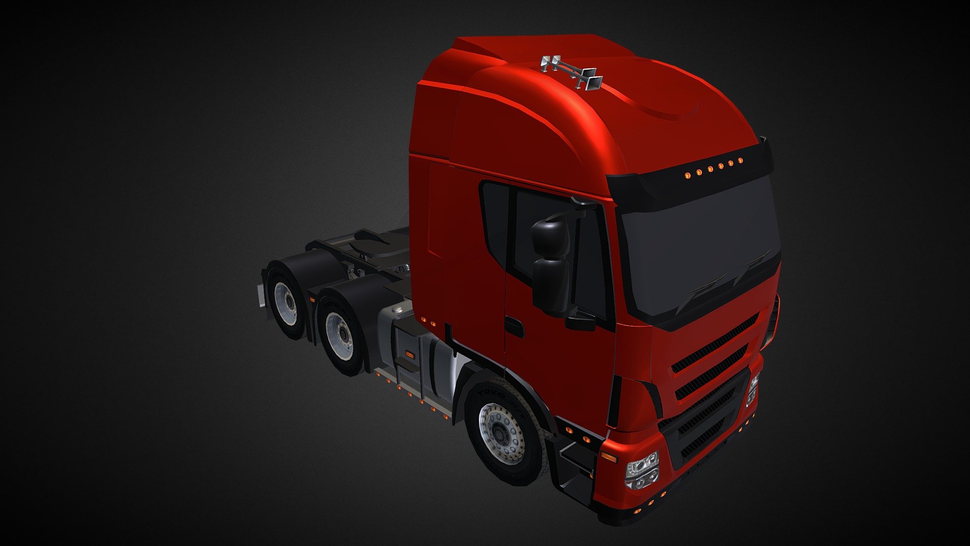 European truck Style Lowpoly