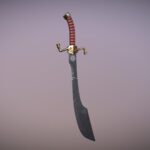 falchion 3d model