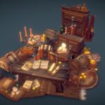 fantasy props sketchfab 3d model