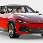 ferrari purosangue 2023 3d model