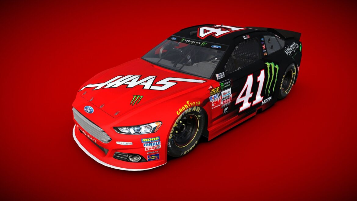 ford fusion nascar 2013 2015 3d model