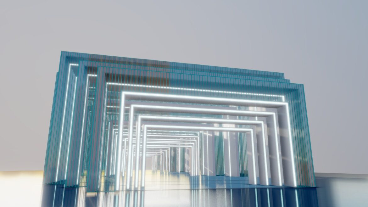 futuristic building interior exterior 6 3d model