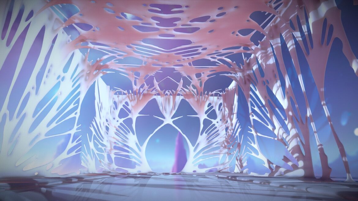 futuristic interior 703 3d model