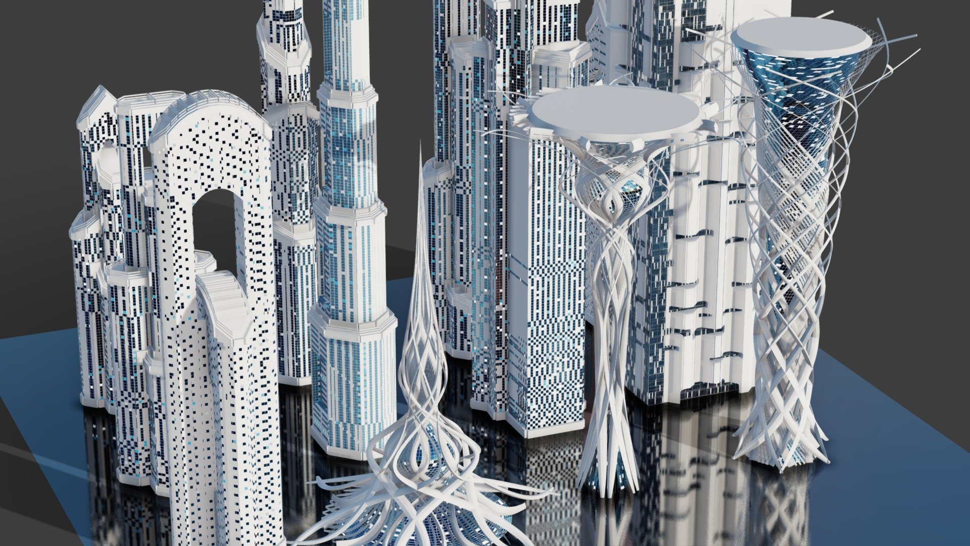Futuristic Skyscrapers_6002
