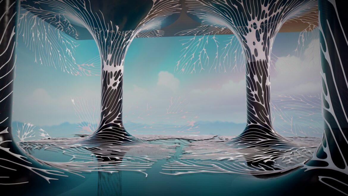 futuristic structure 02 3d model