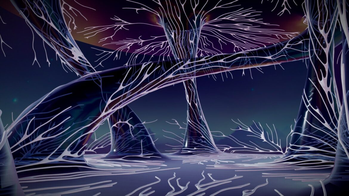 futuristic structure 04 3d model