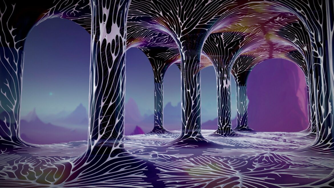 futuristic structure 06 3d model