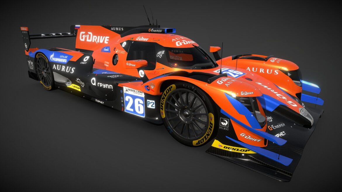 g drive racing aurus 01 elms 3d model