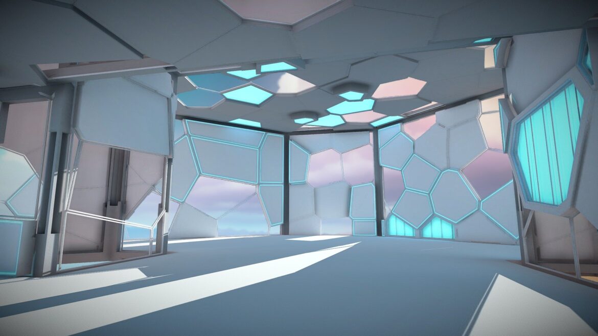 gallery 2 baked 3d model