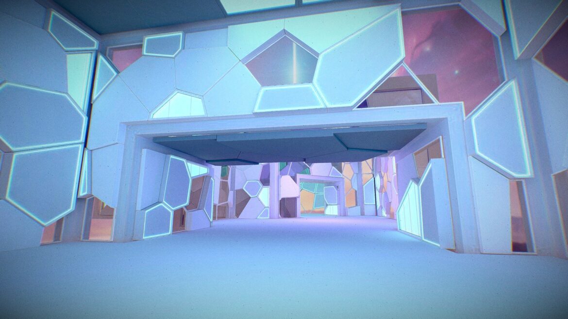 gallery 8 light baked 3d model