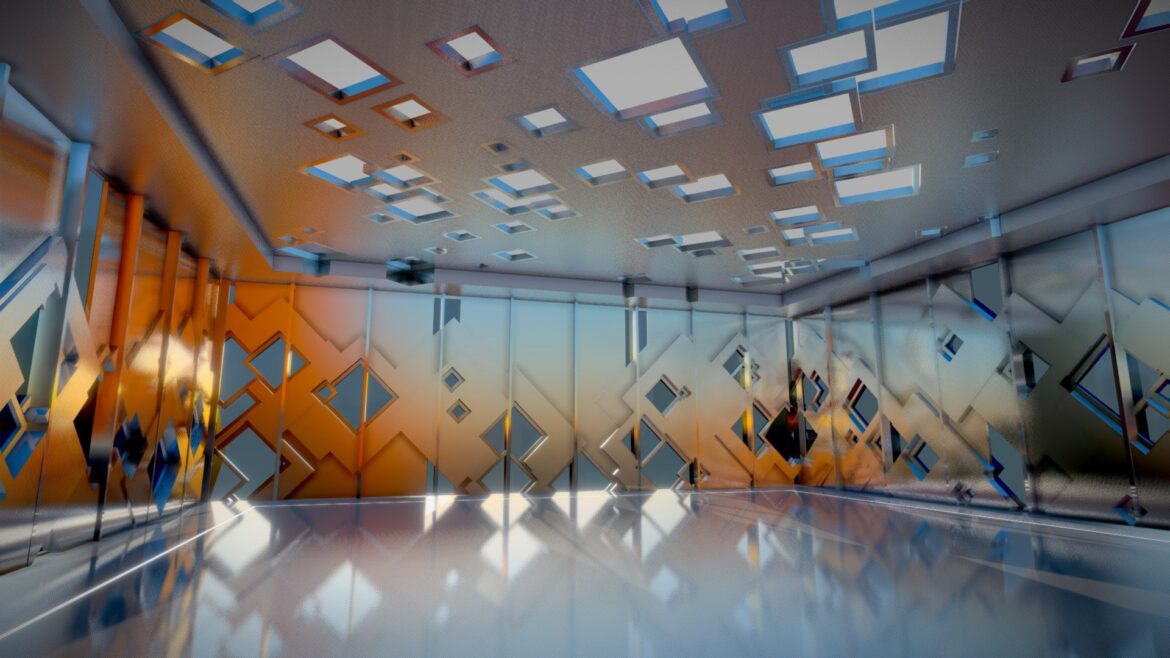 scifi interior 601 3d model