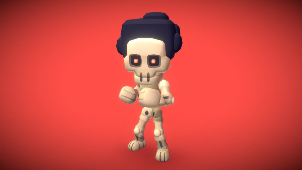 generic skeleton proto series 3d model