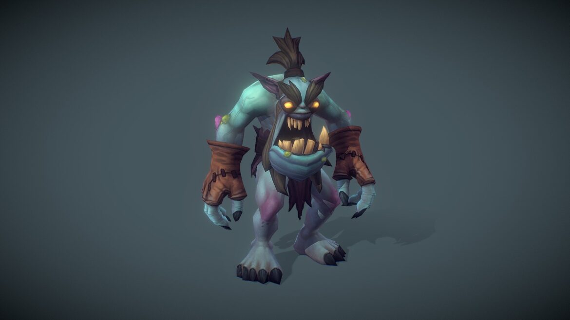 ghoul crew hand painted series 3d model