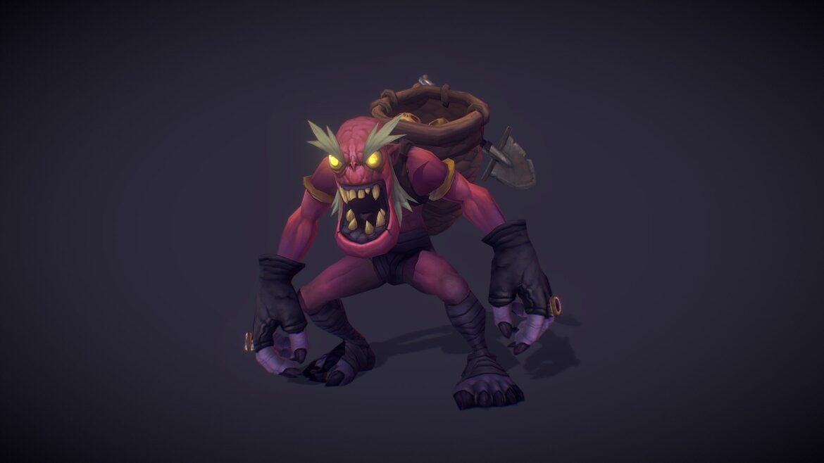 ghoul scavenger hand painted series 3d model