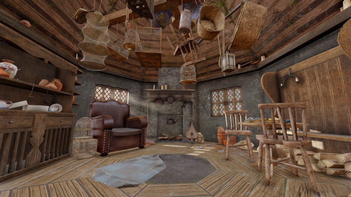hagrids hut 3d model