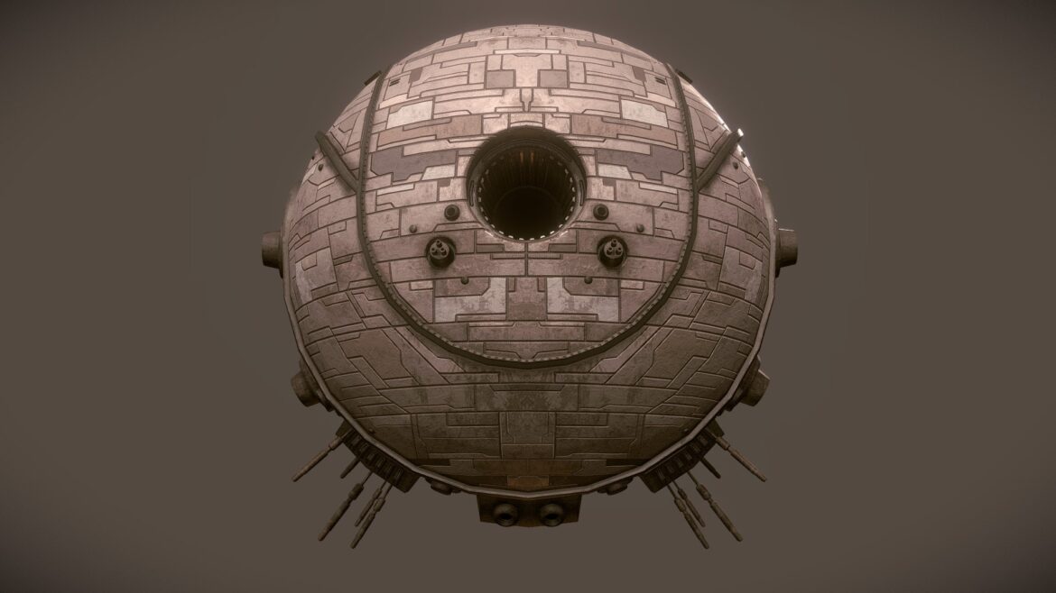 harkonnen frigate 3d model