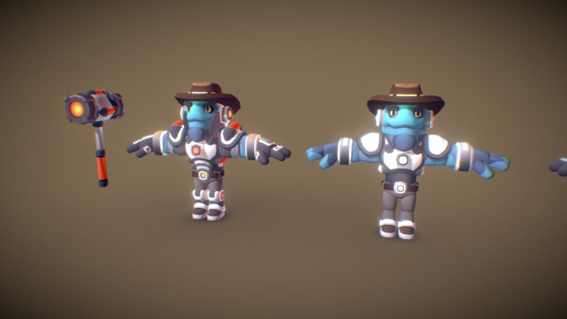 hero tank preview 3d model