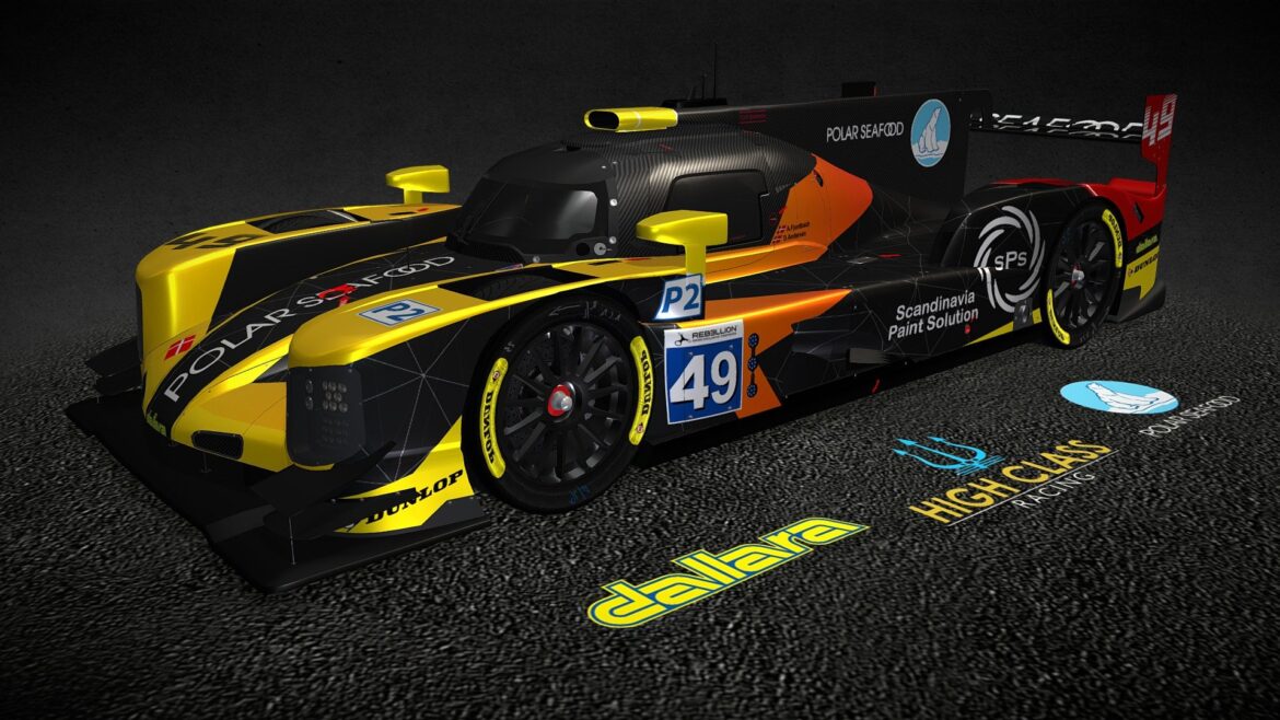 high class racing dallara p217 2018 3d model