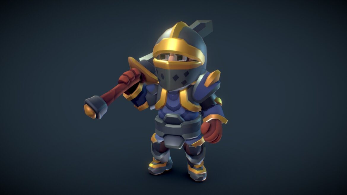 human knight proto series 3d model