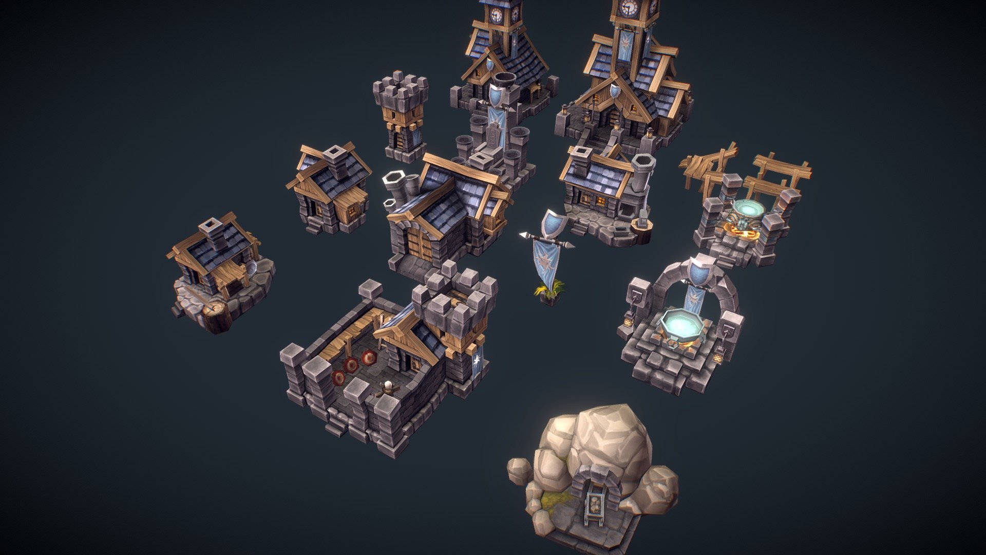 Human RTS Set – Hand Painted