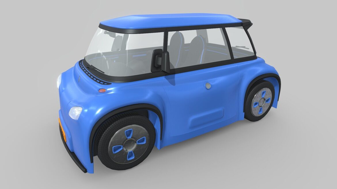 iris car 3d model