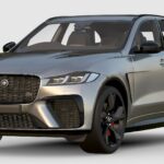 Jaguar Fpace Svr 3d Model - High-quality 3D model of a Jaguar F-Pace SVR performance SUV with detailed exterior and SVR rims.