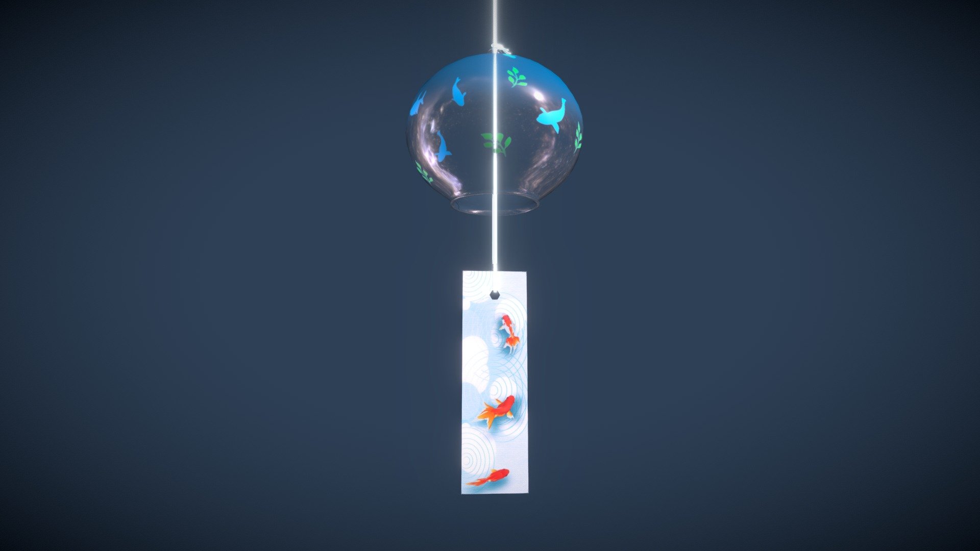 Japanese Glass Wind Chime