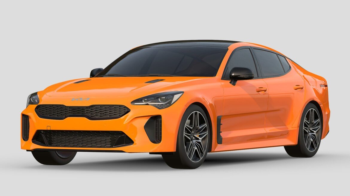 kia stinger gt 3d model