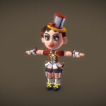 knife chucker preview 3d model