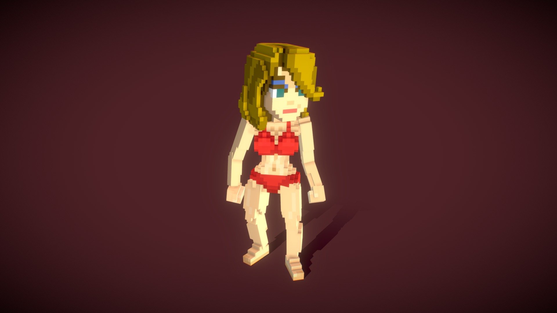 Life Guard – Voxel Art